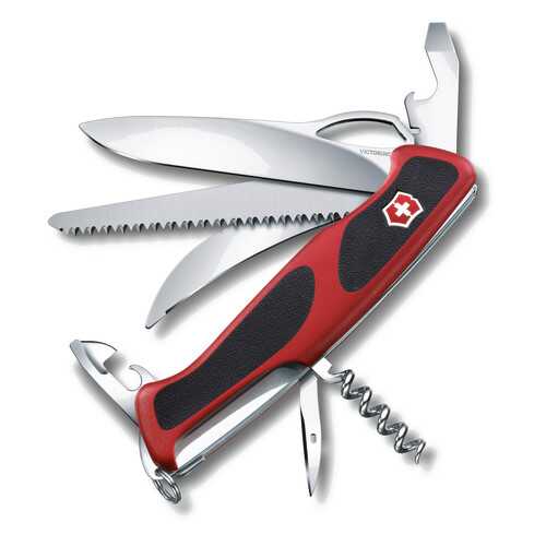 Мультитул Victorinox RangerGrip 57 0.9583.MC 130 мм красный, 13 функций в Декатлон