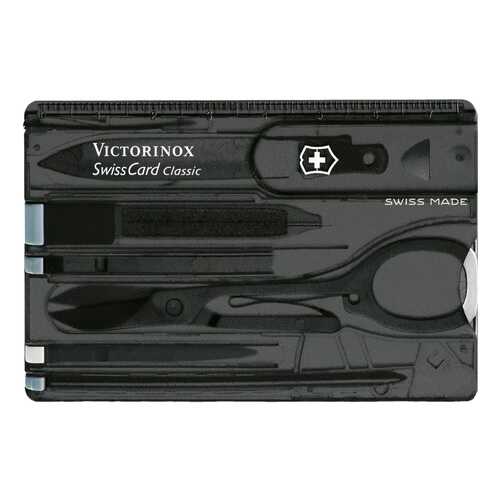 Мультитул Victorinox SwissCard Lite 0.7333.T3 82 мм черный, 13 функций в Декатлон