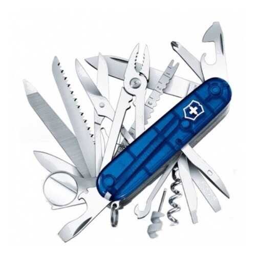 Мультитул Victorinox SwissChamp Blue Trans 1.6795.T2 91 мм синий, 33 функции в Декатлон