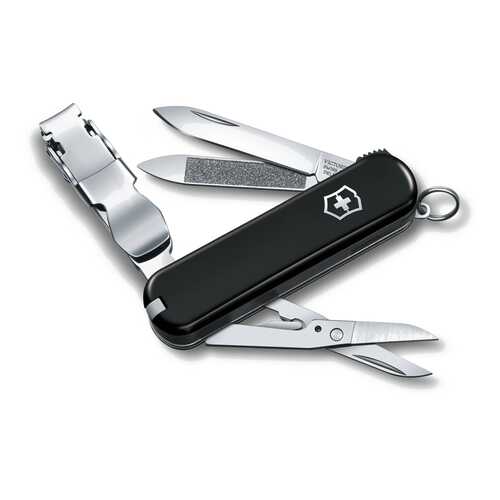 Нож-брелок VICTORINOX NailClip 0.6463.3 черный 8 функций в Декатлон