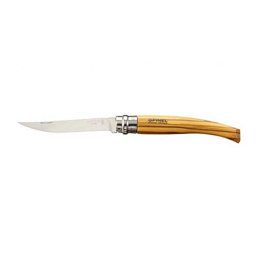 Нож складной филейный Opinel №10 VRI Folding Slim Olivewood в Декатлон