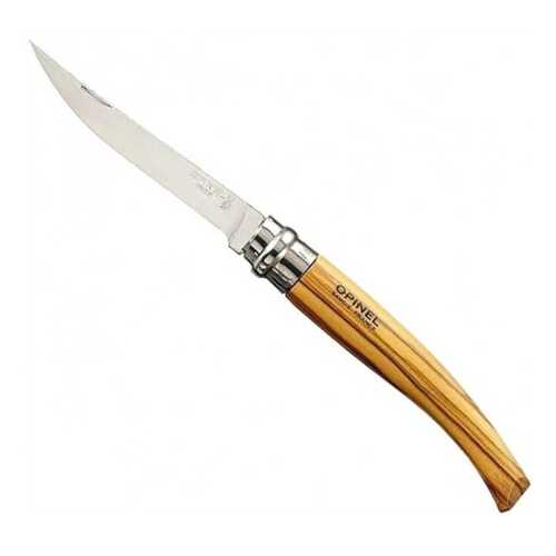 Туристический нож Opinel 001144 №8 Slim Line Olive Tree в Декатлон