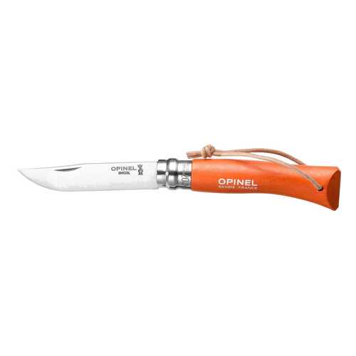 Туристический нож Opinel 001443 №7 Tradition Bushwacker Tangerine в Декатлон