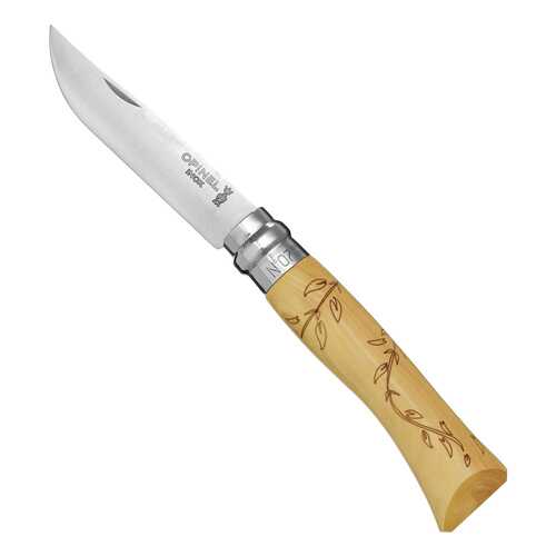 Туристический нож Opinel 001551 №7 Tradition Nature Leaf в Декатлон