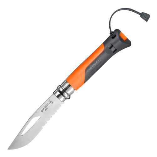 Туристический нож Opinel 001577 №8 Specialist Outdoor Tangerine в Декатлон