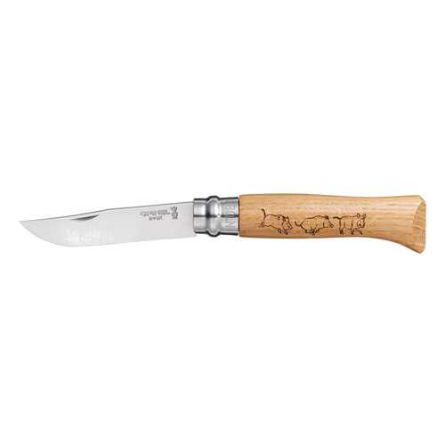 Туристический нож Opinel 001624 №8 Tradition Animalia Wild Boar в Декатлон