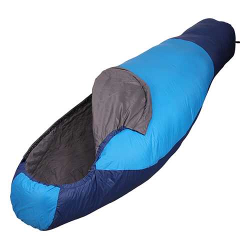 Спальный мешок Antris 60 Primaloft синий/голубой 205x80x50 в Декатлон