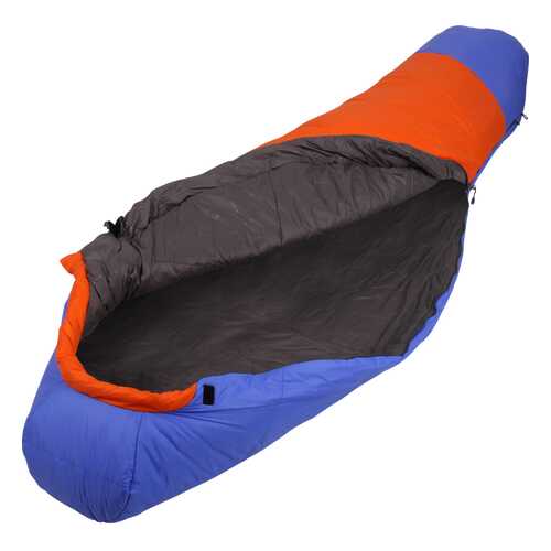 Спальный мешок Fantasy 233 мод. 2 синий/оранжевый L 220x85x55 в Декатлон