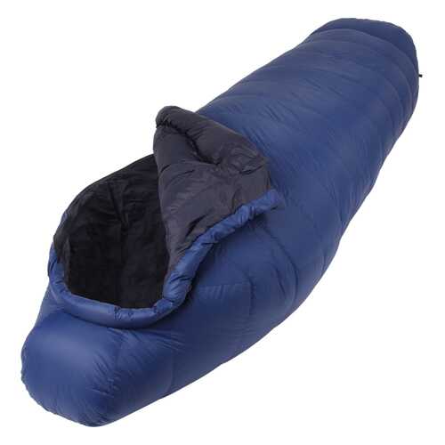 Спальный мешок пуховый Adventure Extreme синий 240x90x60 в Декатлон