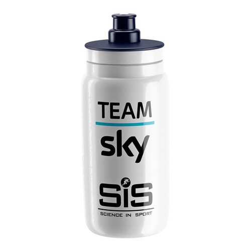 Фляга пластиковая белая, Elite Fly White (TEAM SKY) 550 м, SIS Science in Sport в Декатлон