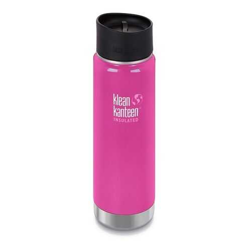 Термокружка Klean Kanteen Insulated Wide Cafe Cap 0,59 л розовая в Декатлон