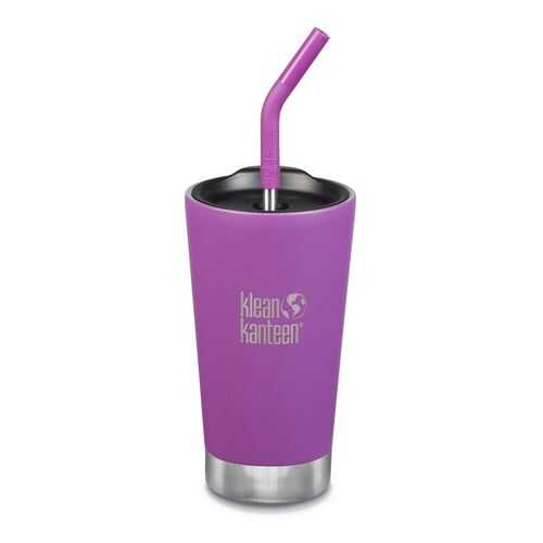 Термостакан Klean Kanteen Tumbler 16oz (473мл) Berry Bright с трубочкой в Декатлон