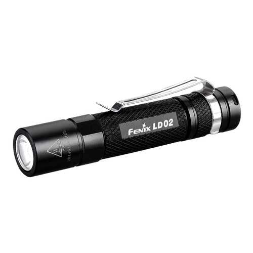 Туристический фонарь Fenix LD02 76 черный, 3 режима в Декатлон
