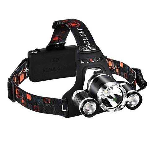 Туристический фонарь Headlamp High Power, разноцветный, 3 режима в Декатлон