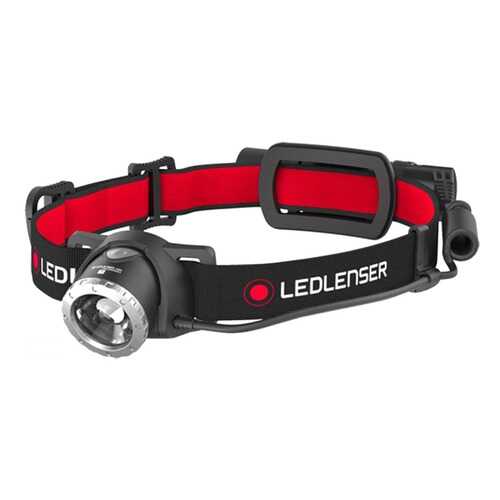 Туристический фонарь Led Lenser H8R черный/красный, 3 режима в Декатлон