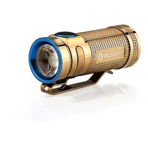 Туристический фонарь Olight S Mini CU Raw Brass Медь, черный, 5 режимов в Декатлон