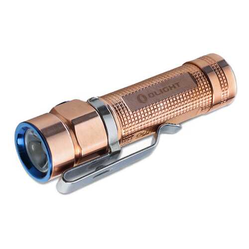 Туристический фонарь Olight S1A-CU Rose Gold, бежевый, 5 режимов в Декатлон