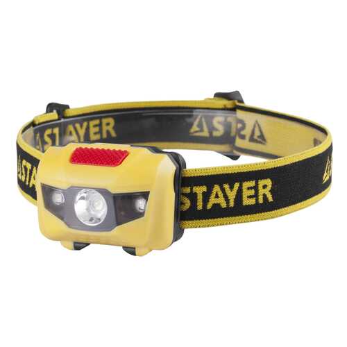 Туристический фонарь Stayer Master желтый/черный, 4 режима в Декатлон