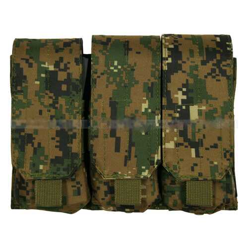 Подсумок для магазинов M4/M16 Triple (Digital Woodland) в Декатлон