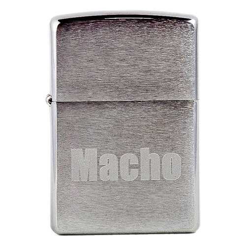 Зажигалка Zippo №200 Macho Brushed Chrome в Декатлон