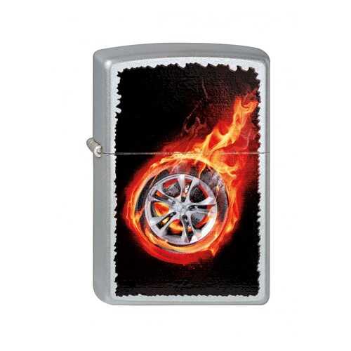 Зажигалка Zippo 205 Tire on Fire Satin Chrome в Декатлон