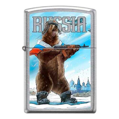 Зажигалка Zippo 207 Russian Bear Street Chrome в Декатлон