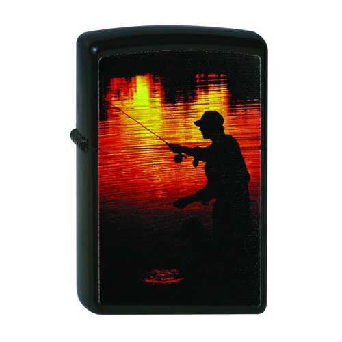 Зажигалка Zippo 218 Fisherman Black Matte в Декатлон