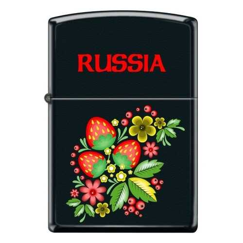 Зажигалка Zippo №218 Russian Khokhloma Black Matte в Декатлон