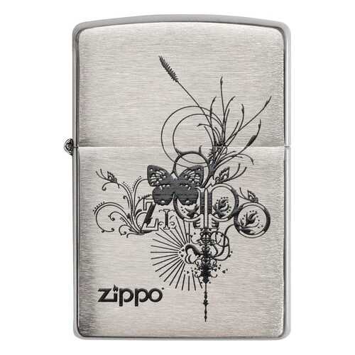 Зажигалка Zippo №24800 Brushed Chrome в Декатлон