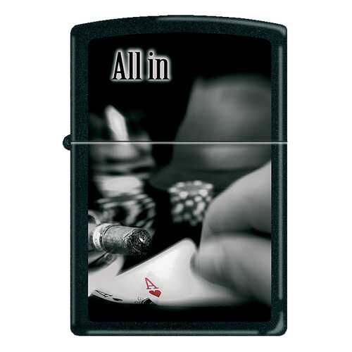 Зажигалка Zippo All In All Black Matte в Декатлон