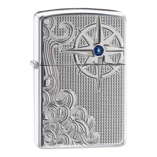 Зажигалка Zippo Armor Nautical Waves High Polish Chrome в Декатлон