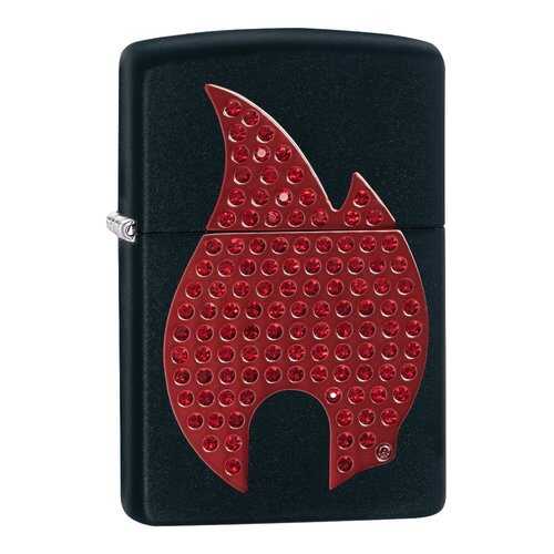 Зажигалка Zippo Bling Flame Emblem Black Matte в Декатлон