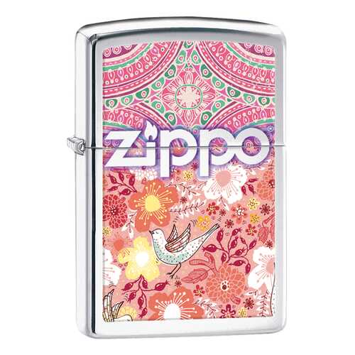 Зажигалка Zippo Boho 4 Flowers Patterns High Polish Chrome в Декатлон