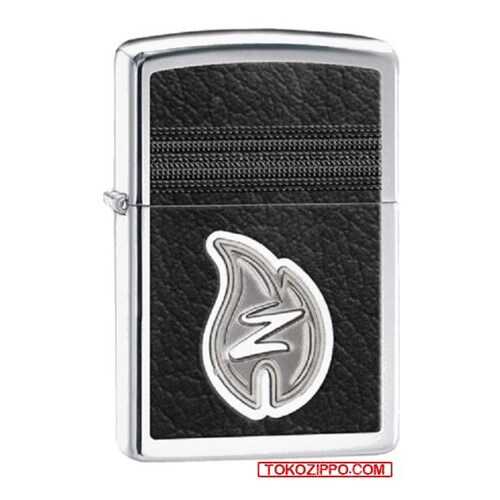 Зажигалка Zippo Leather Stitching with Z 28800 High Polish Chrome в Декатлон