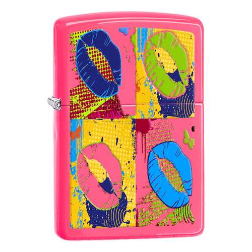 Зажигалка Zippo Multicolored Lips Neon Pink в Декатлон