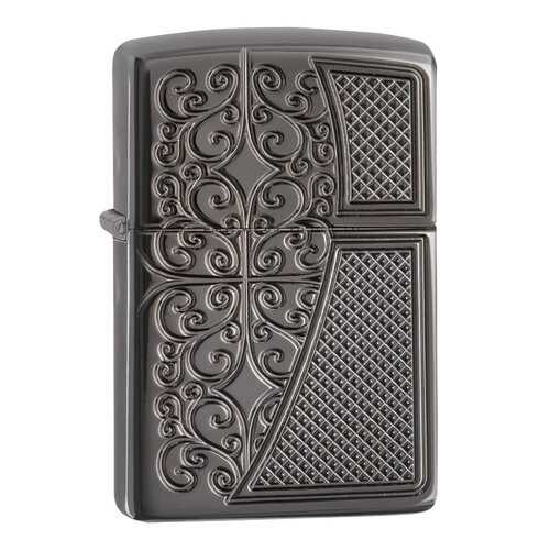 Зажигалка Zippo Old Royal Filigree Black Ice в Декатлон