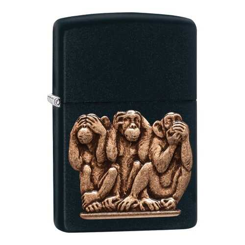 Зажигалка Zippo Three Monkeys Black Matte в Декатлон