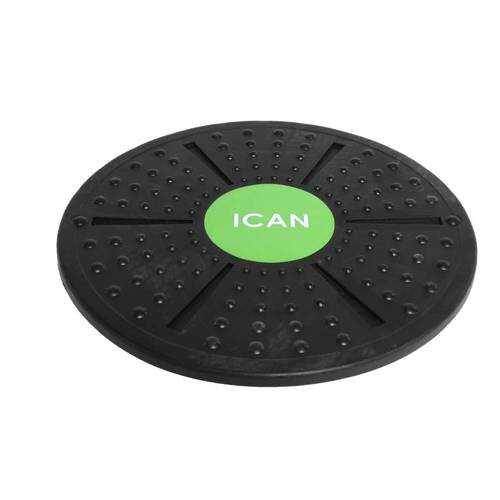 Диск балансировочный ICAN IFA-601, черный/зеленый в Декатлон
