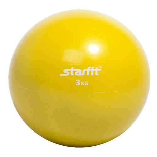 Медицинбол StarFit GB-703 желтый в Декатлон