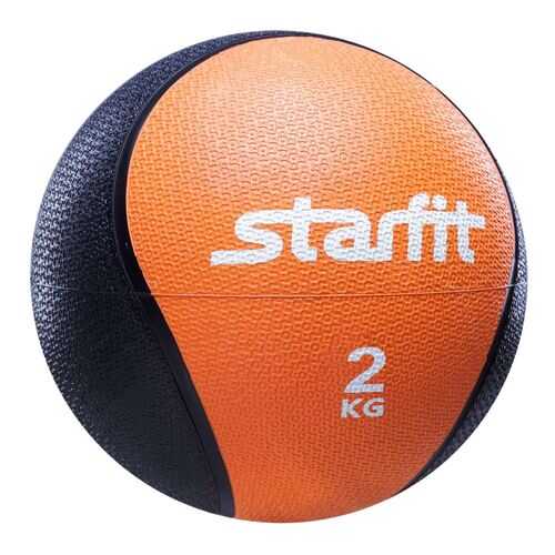 Медицинбол StarFit Pro GB-702 2 кг оранжевый/черный в Декатлон