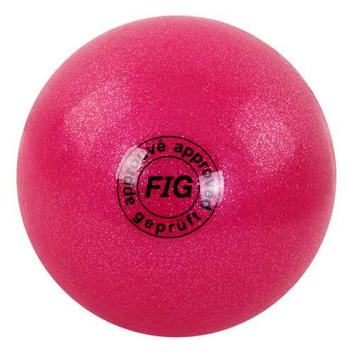 Мяч для художественной гимнастики GC 01, 19 см, 400 г, розовый в Декатлон