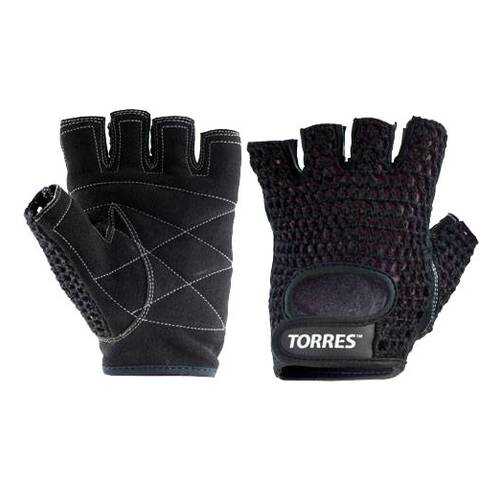 Перчатки для фитнеса Torres PL6045, black, XL в Декатлон