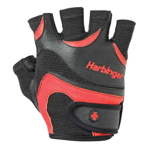 Перчатки атлетические Harbinger FlexFit™, black/red, 8,5/L в Декатлон