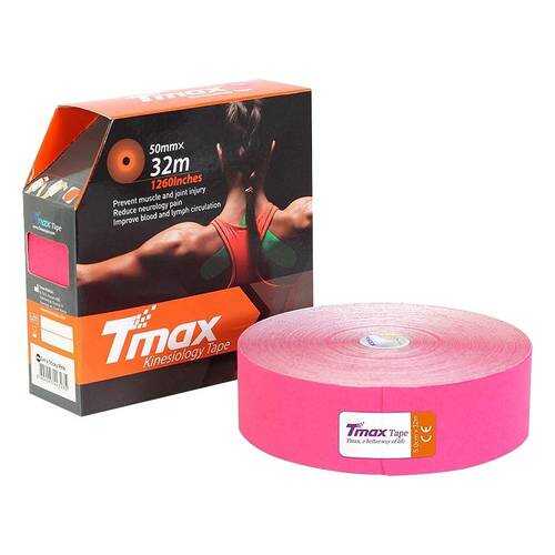 Кинезио тейп Tmax Extra Sticky 32m, хлопок - 96%, спандекс - 4% 423235 в Декатлон