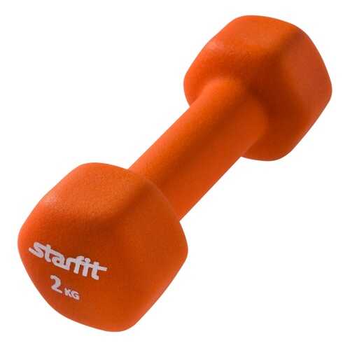 Гантель неопреновая StarFit DB-201 2 кг в Декатлон