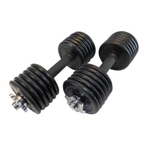 Пара гантелей MB Barbell 2 шт. по 8 кг в Декатлон