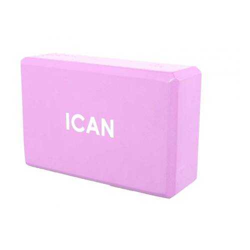 Блок для йоги ICAN IFA-101, EVA, 22,5x15x7,6 см, фиолетовый в Декатлон