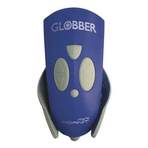 Звонок-фонарик Globber для самокатов Mini Hornit Navy Blue 25 мелодий 6711 в Декатлон