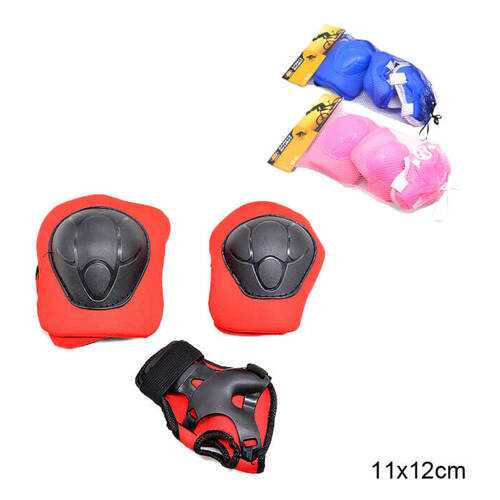 Комплект защиты Sports Helmit Maxi, розовый, S в Декатлон