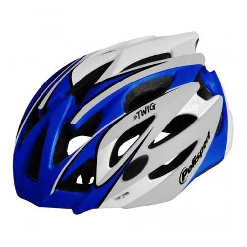 Шлем велосипедный Polisport Twig M (55-58), White/Blue в Декатлон